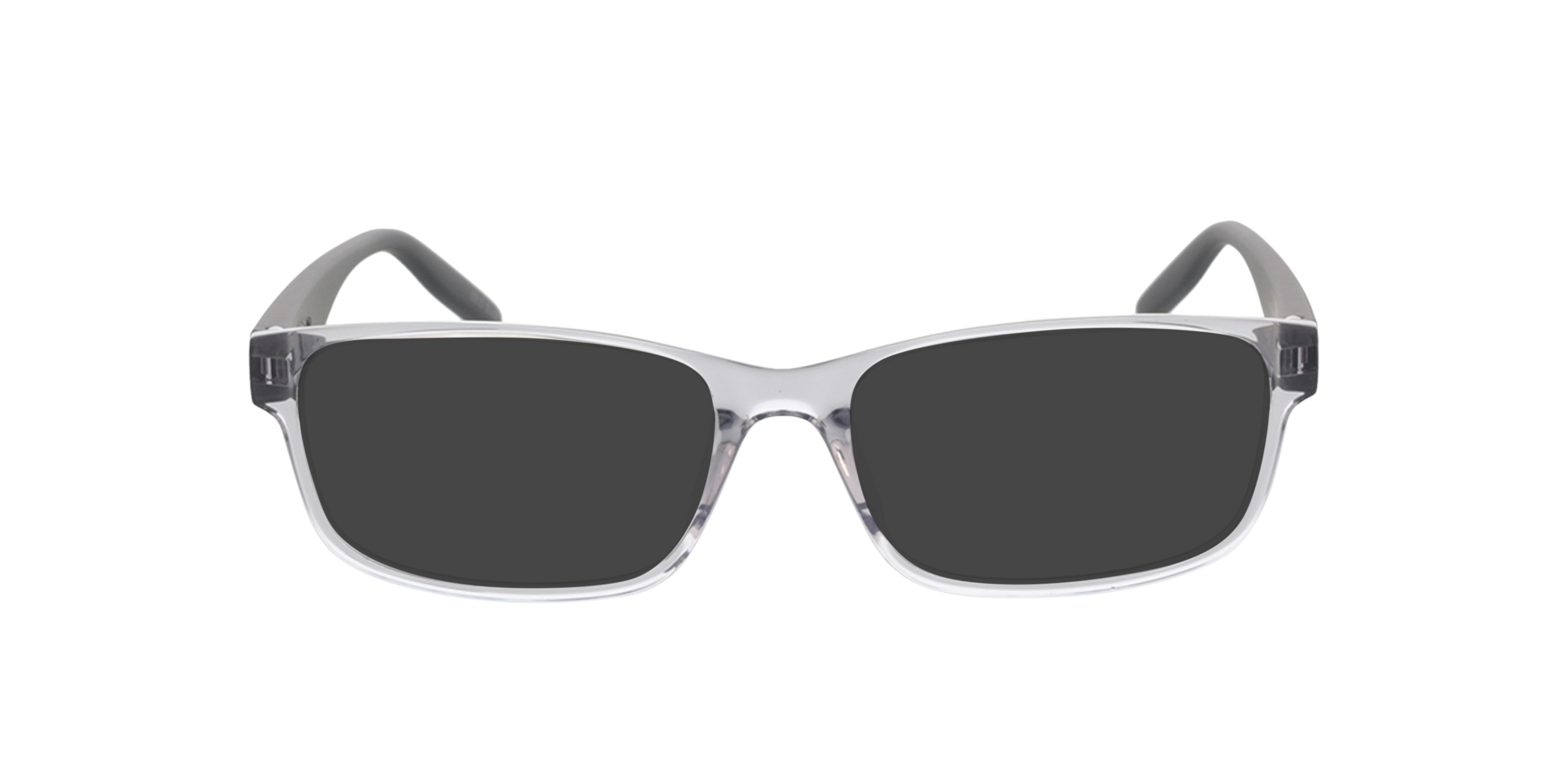 PU0278O Grau KunststoffEyeglass Frames von B24, mit getönten Gläsern