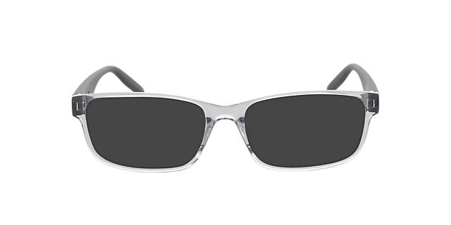 PU0278O Grijs KunststofEyeglass Frames van B24, met getinte lenzen