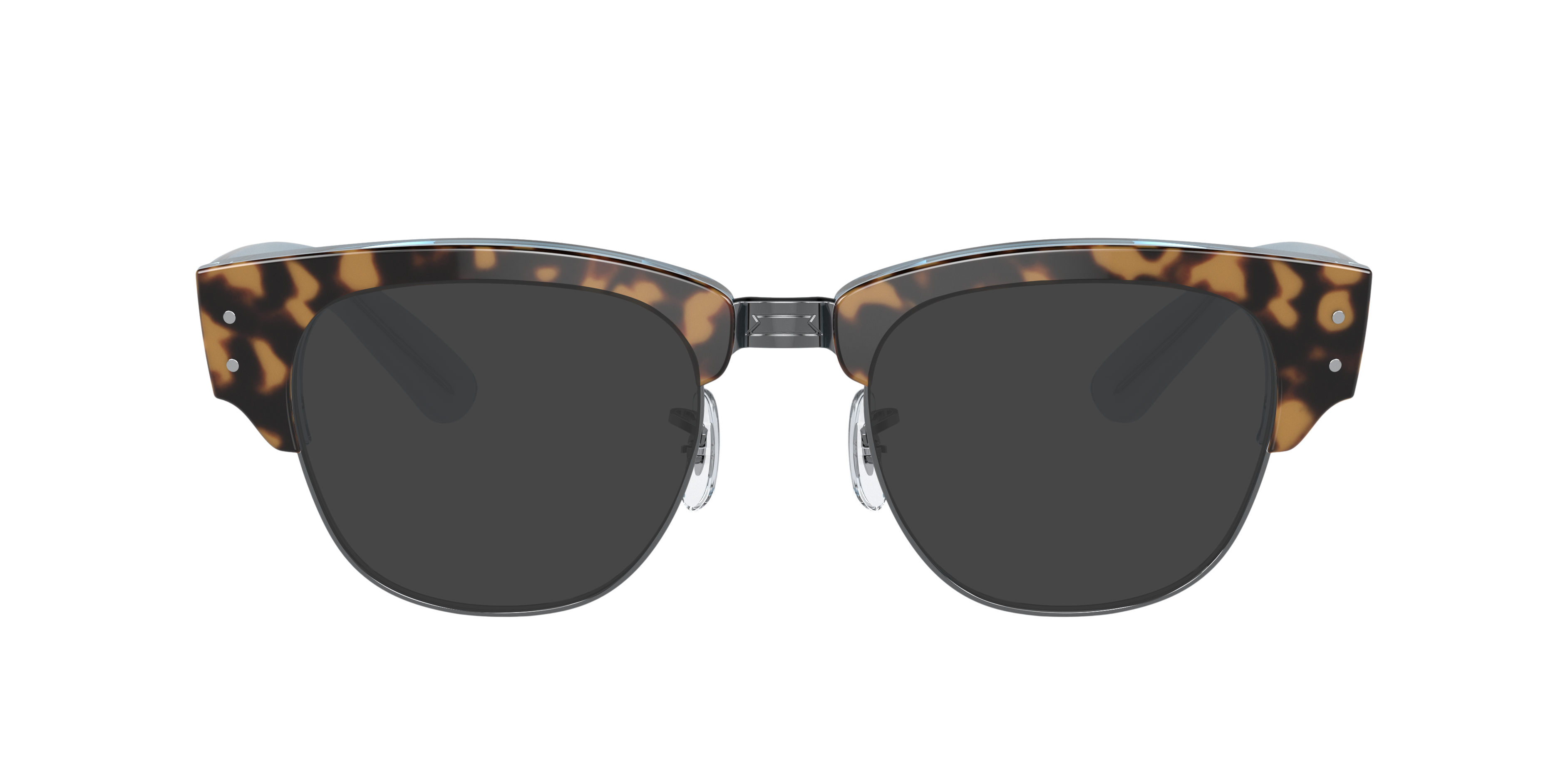 RB0316V Havana op blauw op staalgrijs KunststofEyeglass Frames van B24, met getinte lenzen