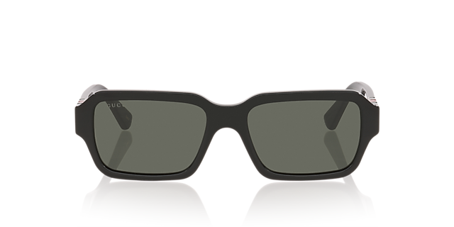 GG1887S Zwart AcetaatSunglass Frames van B24, Vooraanzicht