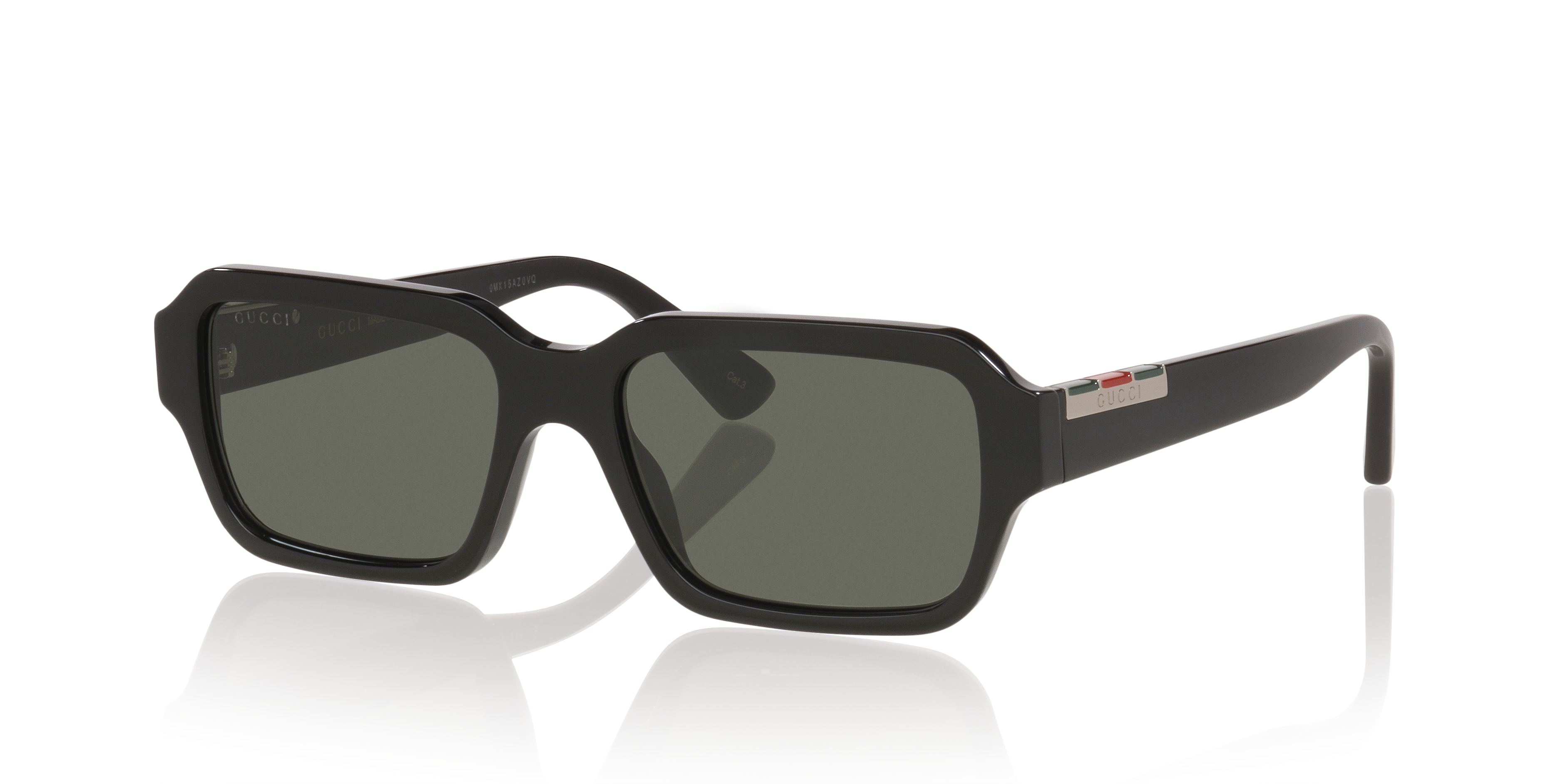 GG1887S Zwart AcetaatSunglass Frames van B24, Hoekweergave