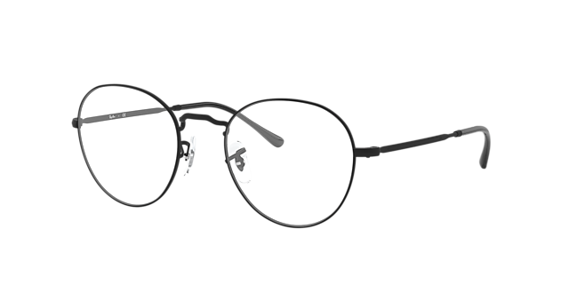 RB3582V Zwart MetaalEyeglass Frames van B24, Hoekweergave