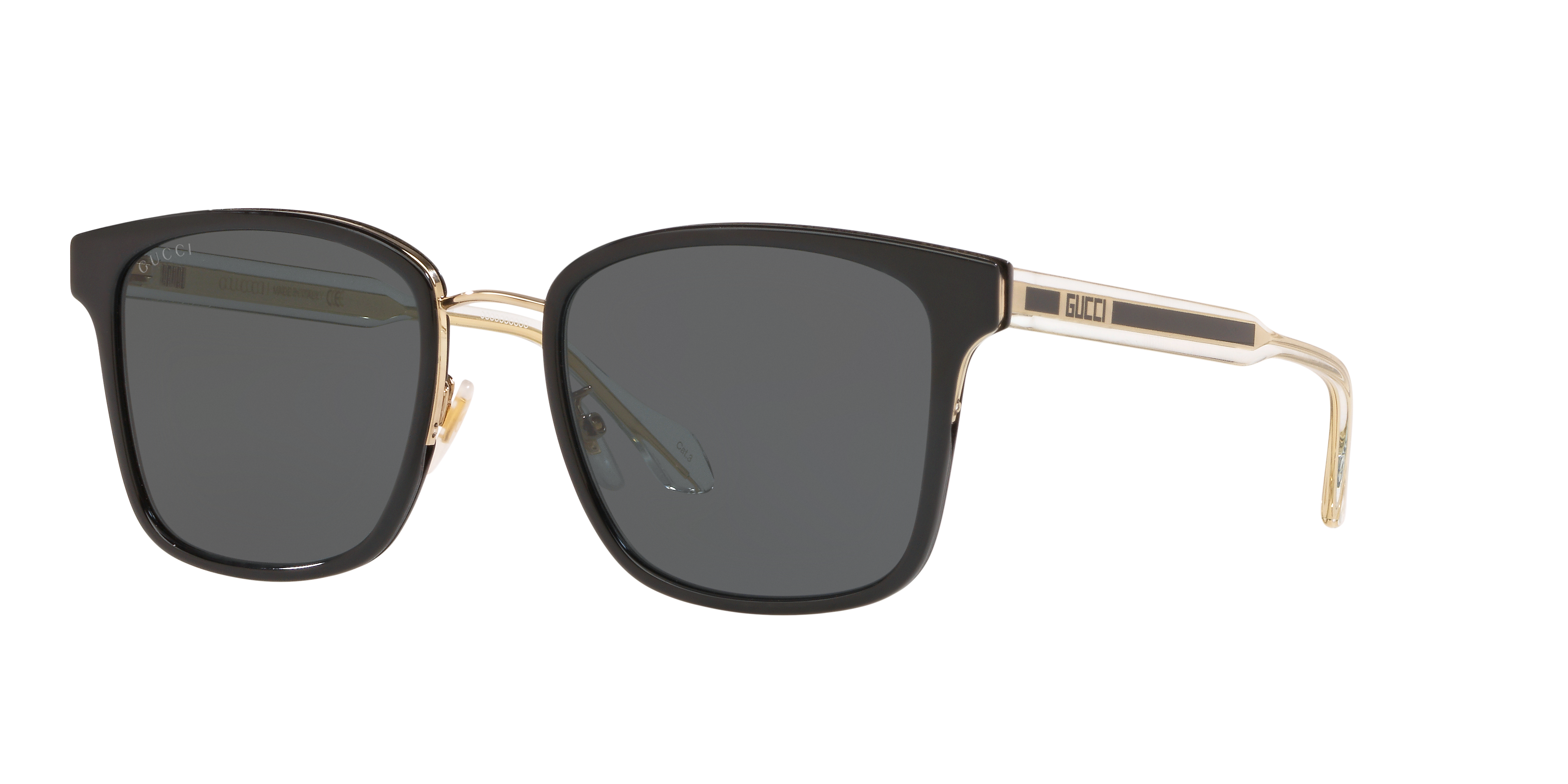 GG0563SKN Schwarz AcetatSunglass Frames von B24, Dreiviertelansicht