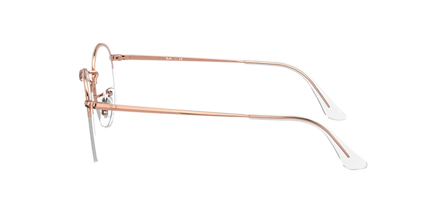 RB3947V Roségoud MetaalEyeglass Frames van B24, Zijaanzicht