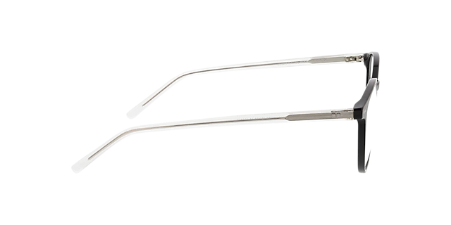 Columbia Schwarz & Kristall AcetatEyeglass Frames von B24, Seitenansicht