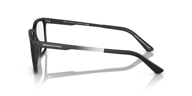 AX3103 Matzwart KunststofEyeglass Frames van B24, Zijaanzicht