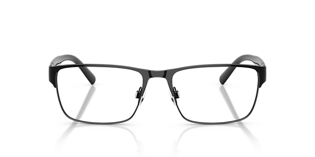 PH1175 Glanzend zwart MetaalEyeglass Frames van B24, Vooraanzicht