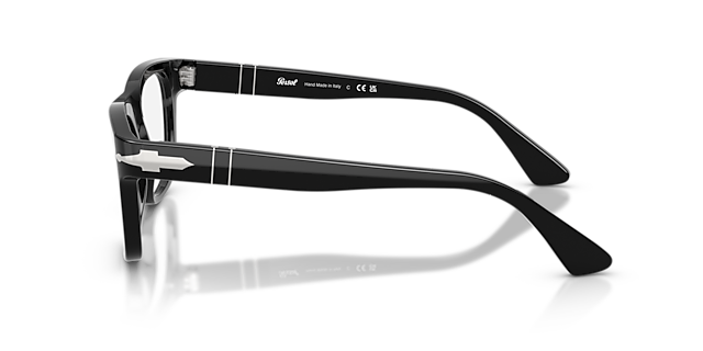 PO3389V Schwarz AcetatEyeglass Frames von B24, Seitenansicht