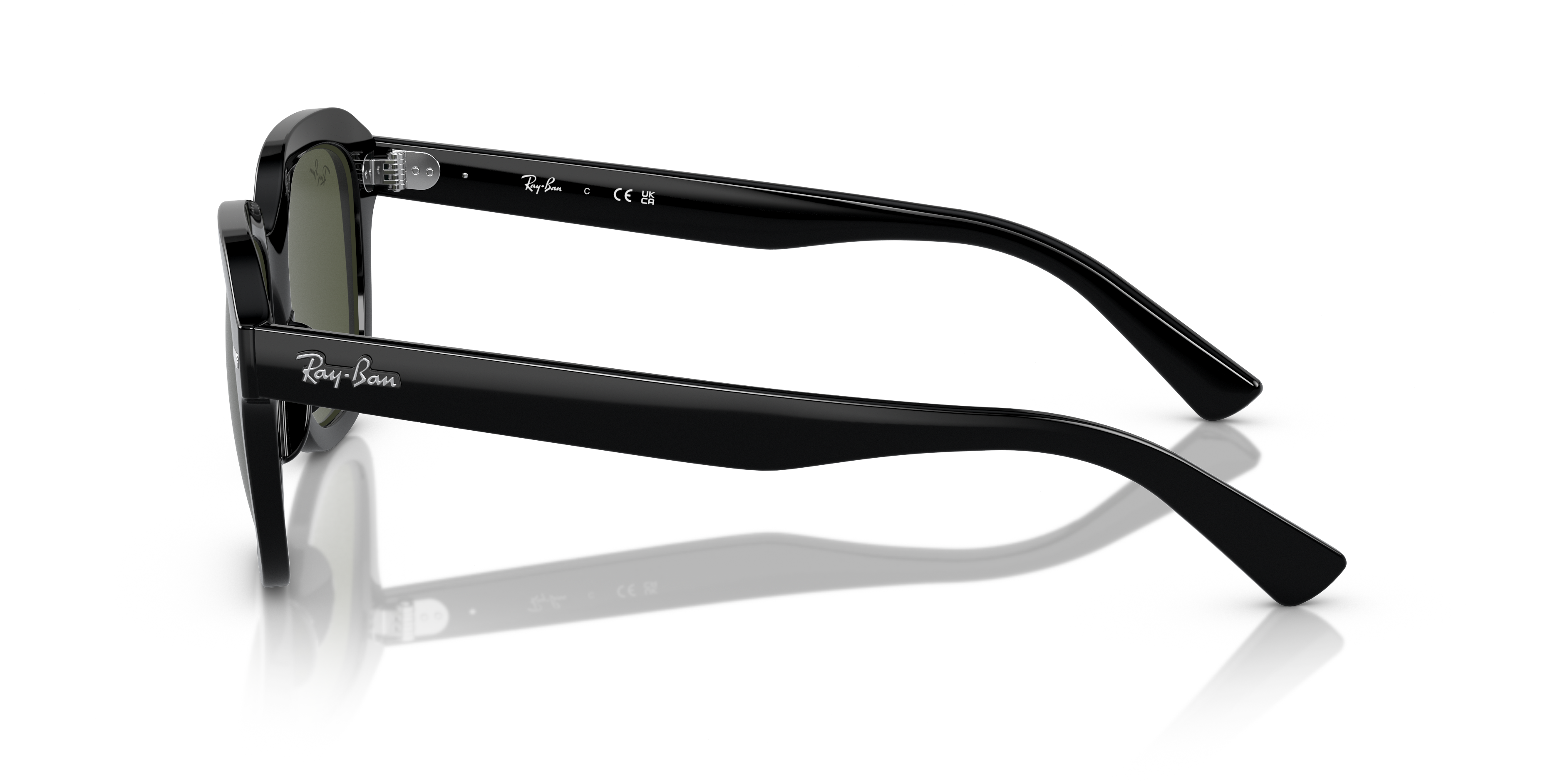 RB4398 Schwarz KunststoffSunglass Frames von B24, Seitenansicht