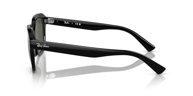 RB4398 Zwart KunststofSunglass Frames van B24, Zijaanzicht