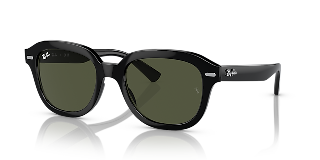 RB4398 Zwart KunststofSunglass Frames van B24, Hoekweergave