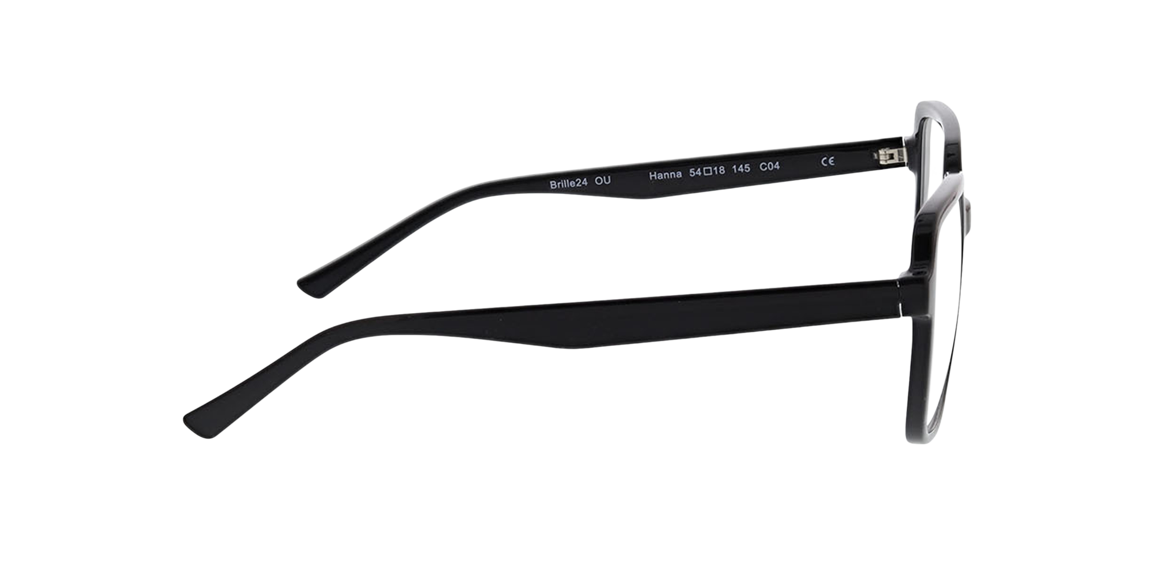Hanna Schwarz KunststoffEyeglass Frames von B24, Seitenansicht