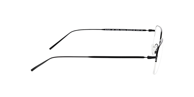 Tommy Matzwart MetaalEyeglass Frames van B24, Zijaanzicht