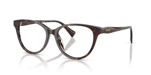 RA7198U Dark Havana Brown AcetaatEyeglass Frames van B24, Hoekweergave