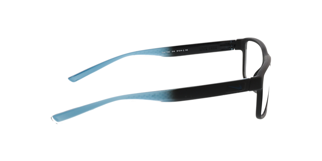 NIKE 7092 Zwart KunststofEyeglass Frames van B24, Zijaanzicht