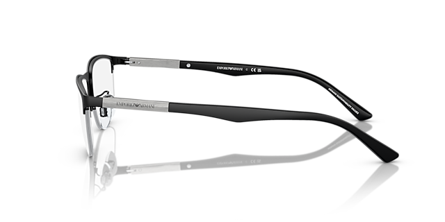 EA1142 Matzwart MetaalEyeglass Frames van B24, Zijaanzicht