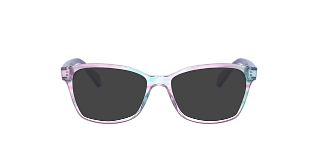 RB1591 Violett gestreift Multicolor AcetatEyeglass Frames von B24, mit getönten Gläsern