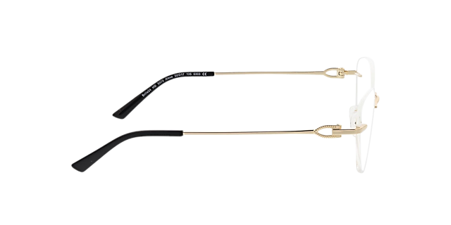 Alexa Gold MetallEyeglass Frames von B24, Seitenansicht