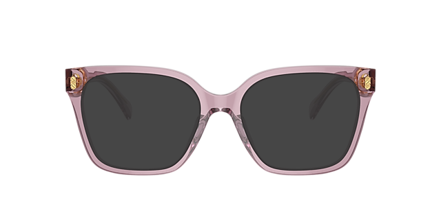 RA7158U Shiny Transparent Violet AcetatEyeglass Frames von B24, mit getönten Gläsern