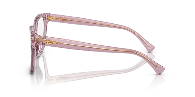 RA7158U Shiny Transparent Violet AcetatEyeglass Frames von B24, Seitenansicht