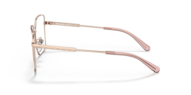 MK3056 Rotgold MetallEyeglass Frames von B24, Seitenansicht