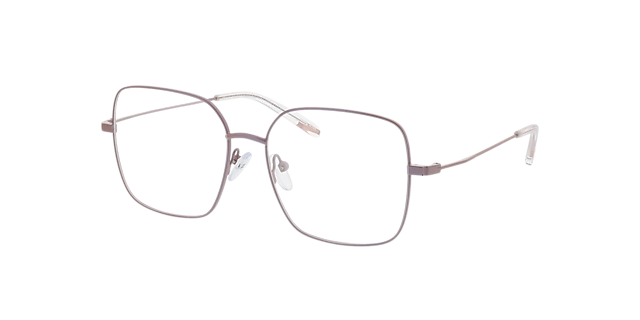 Carrie Parelmoer lavendel MetaalEyeglass Frames van B24, Hoekweergave
