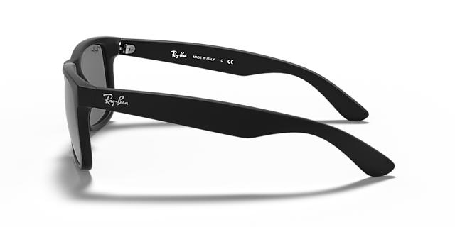 RB4165 Rubber zwart KunststofSunglass Frames van B24, Zijaanzicht