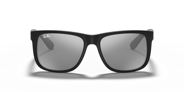 RB4165 Rubber zwart KunststofSunglass Frames van B24, Vooraanzicht