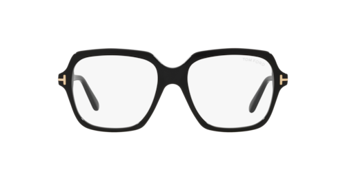 Tom Ford - FT5908-B, Damen, Glänzendes Schwarz/Black Shiny/Tortoise Black, Größe: Large