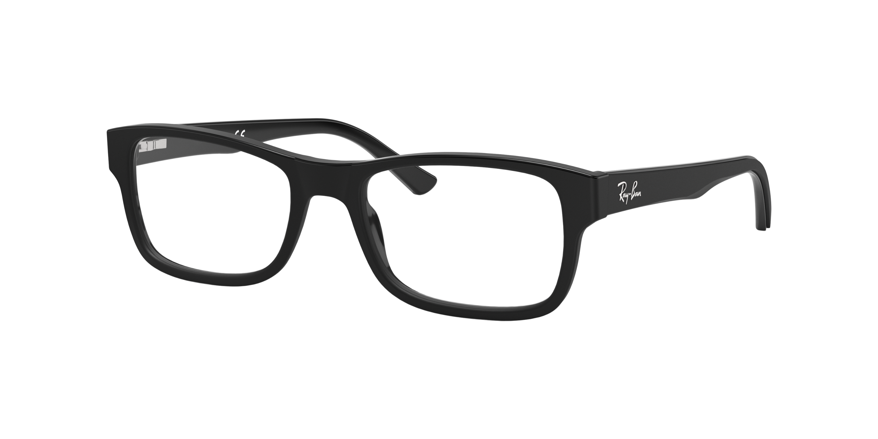 RB5268 Schwarz AcetatEyeglass Frames von B24, Dreiviertelansicht