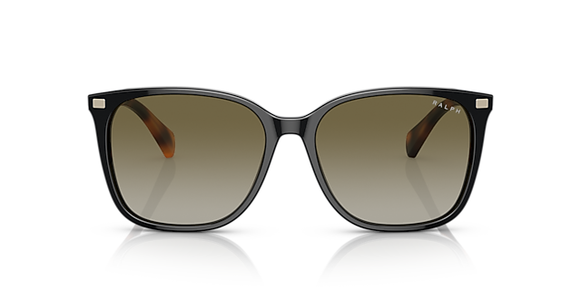 RA5293 Schwarz glänzend AcetatSunglass Frames von B24, Vorderansicht