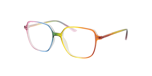 Rio Regenboog KunststofEyeglass Frames van B24, Hoekweergave