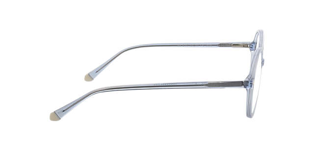 Oregon Kristal lichtblauw AcetaatEyeglass Frames van B24, Zijaanzicht