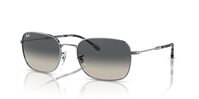 RB3706 Staalgrijs MetaalSunglass Frames van B24, Hoekweergave