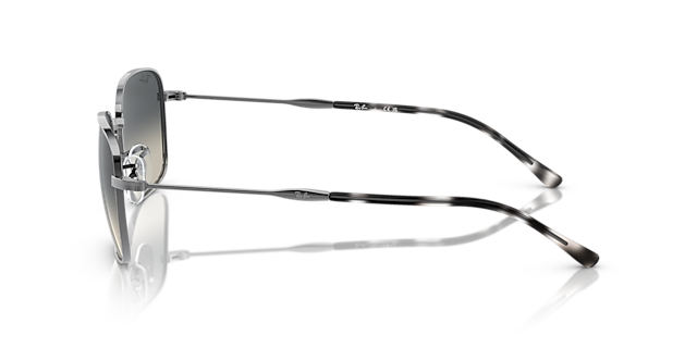 RB3706 Staalgrijs MetaalSunglass Frames van B24, Zijaanzicht