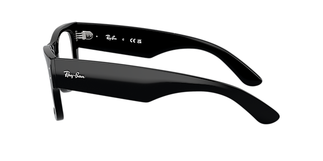 RB0840V Schwarz KunststoffEyeglass Frames von B24, Seitenansicht