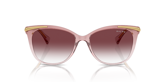 RA5309U Transparent Light Rose KunststofSunglass Frames van B24, Vooraanzicht