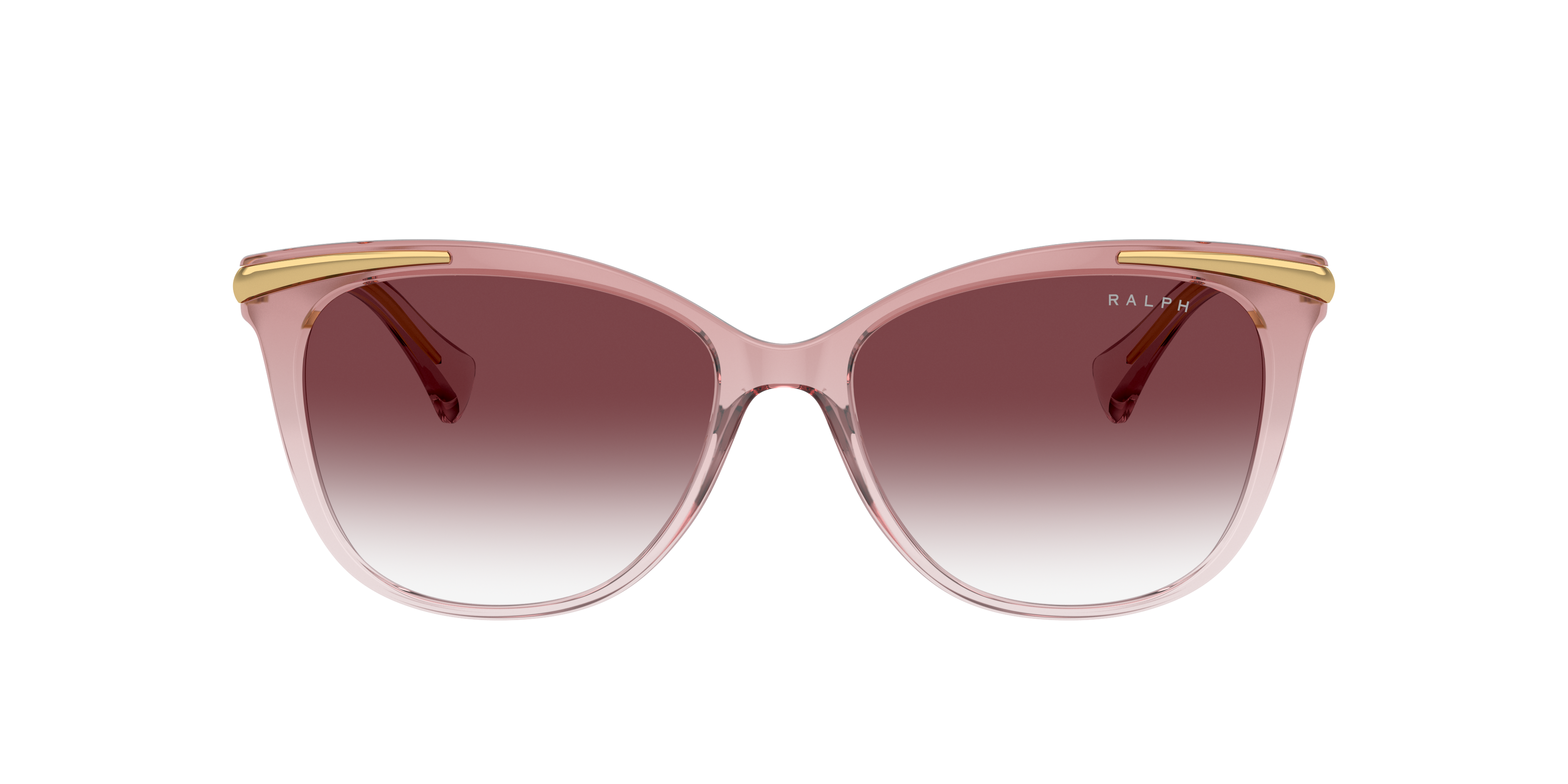 RA5309U Transparent Light Rose KunststofSunglass Frames van B24, met getinte lenzen