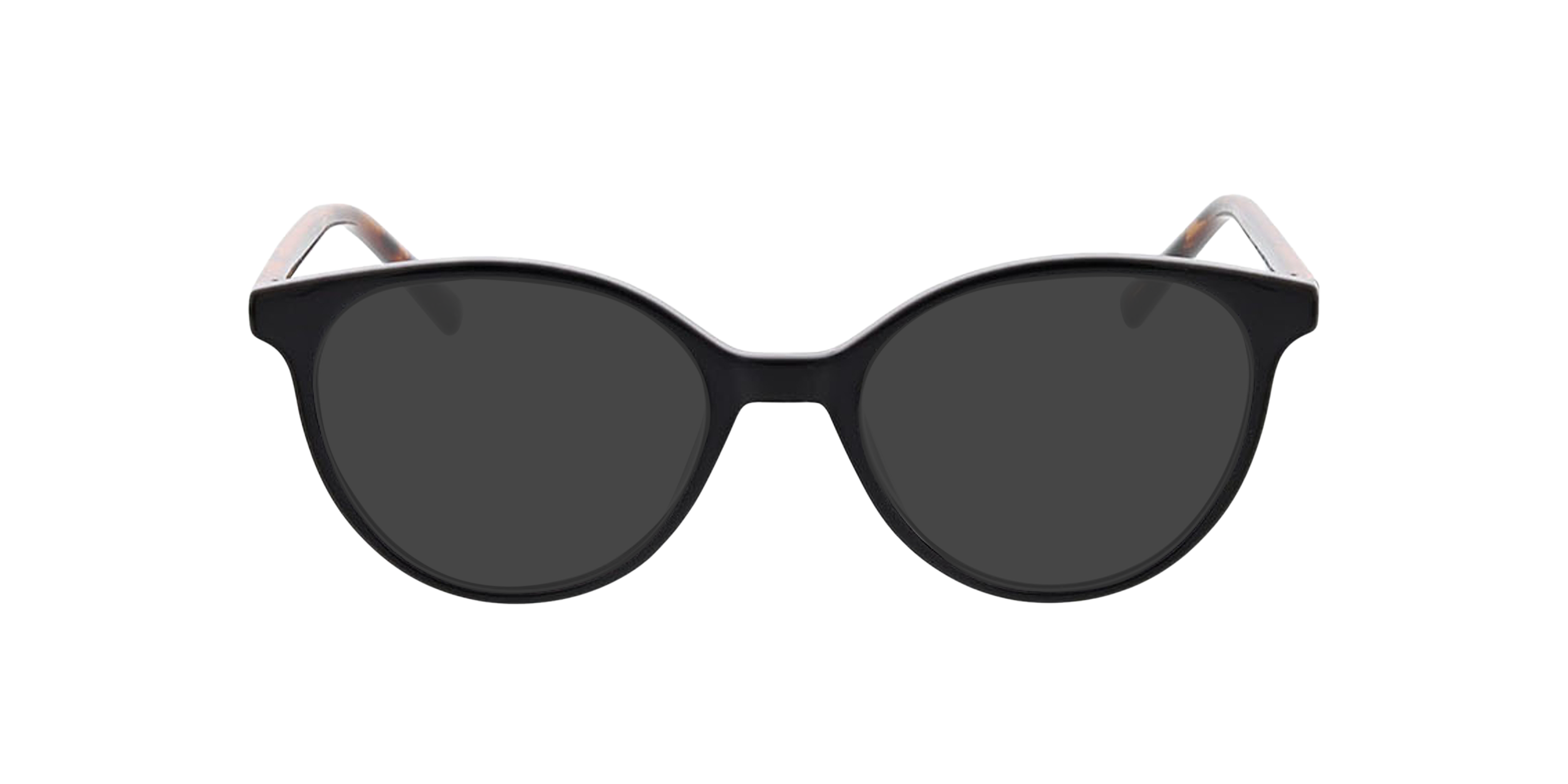 Amelie Schwarz KunststoffEyeglass Frames von B24, mit getönten Gläsern