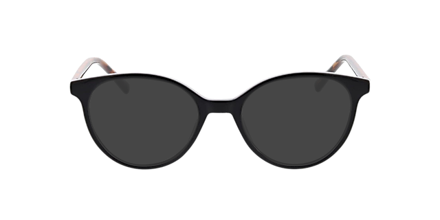 Amelie Zwart KunststofEyeglass Frames van B24, met getinte lenzen
