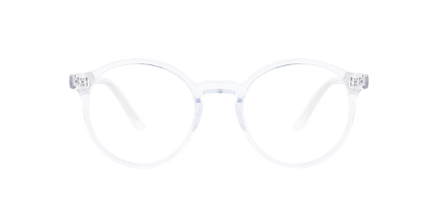 Bennett White Crystal AcetaatEyeglass Frames van B24, Vooraanzicht