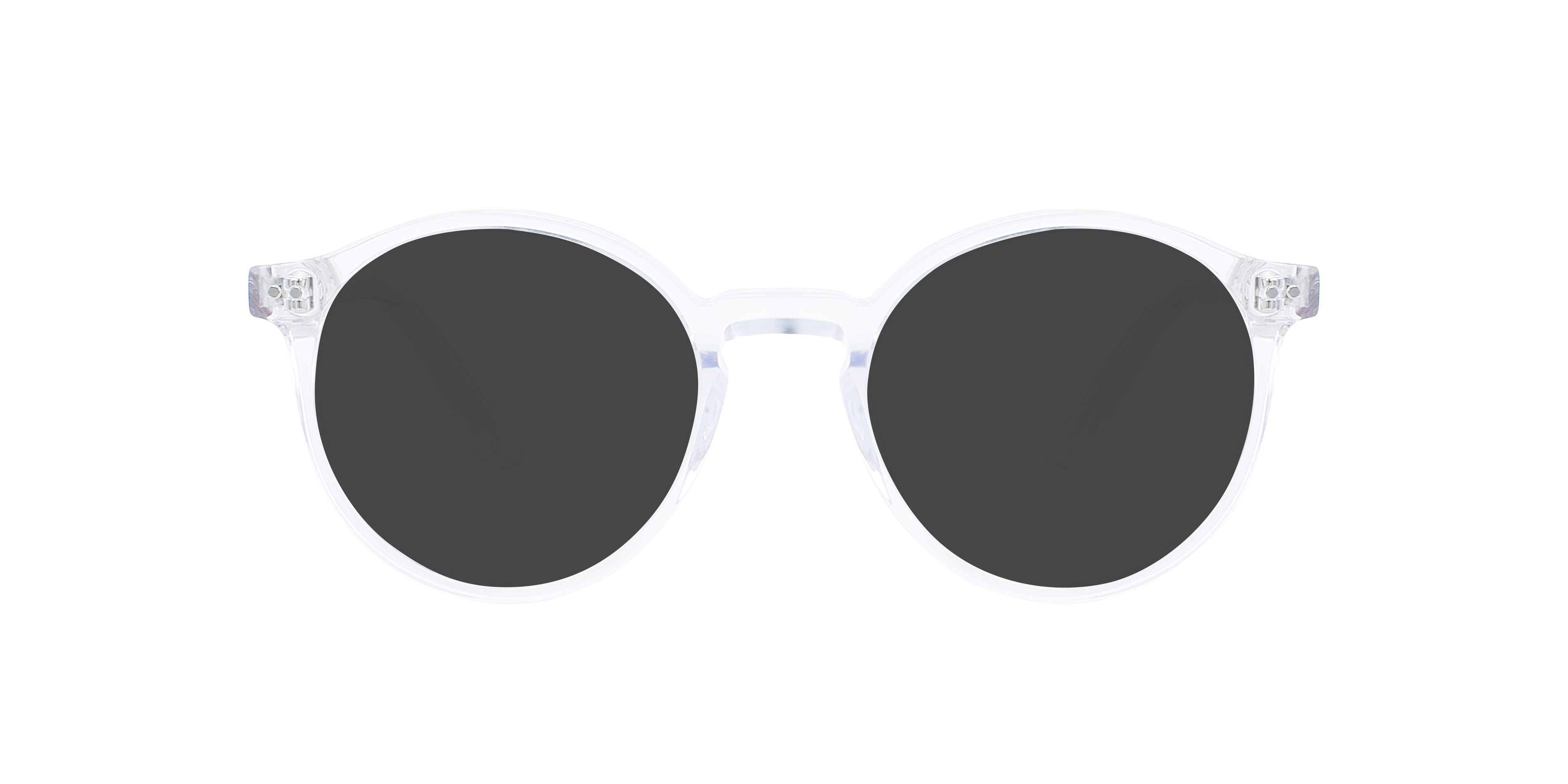 Bennett White Crystal AcetatEyeglass Frames von B24, mit getönten Gläsern