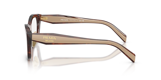 PR D11VD Caramel Havana AcetatEyeglass Frames von B24, Seitenansicht