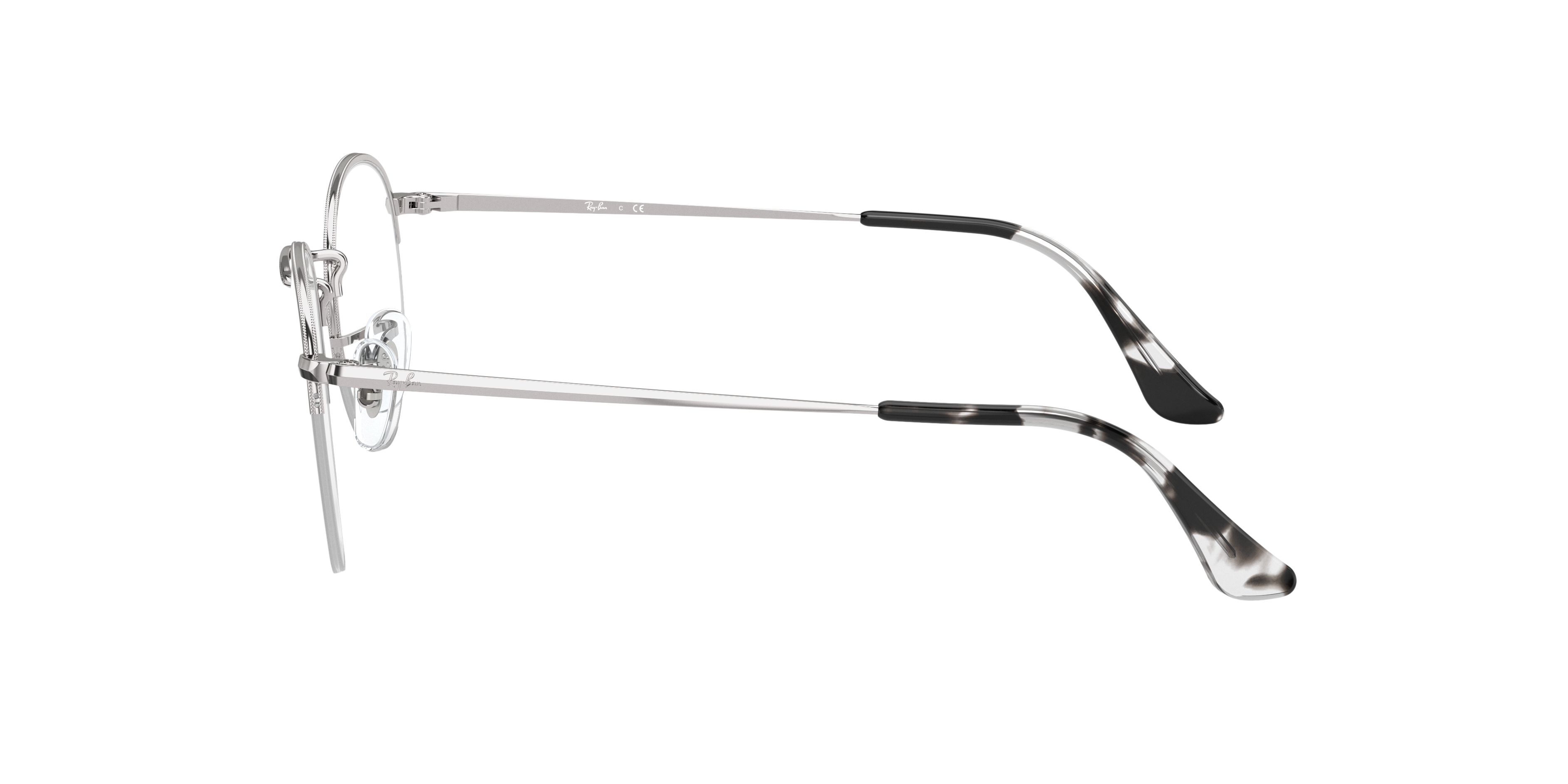 RB3947V Silber MetallEyeglass Frames von B24, Seitenansicht