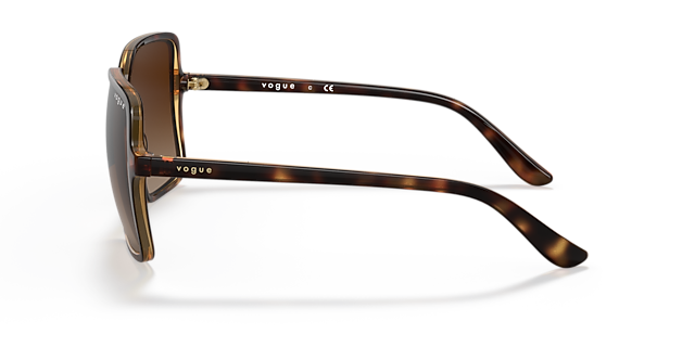 VO5352S Dunkelhavana KunststoffSunglass Frames von B24, Seitenansicht