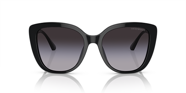 EA4214U Schwarz glänzend AcetatSunglass Frames von B24, Vorderansicht