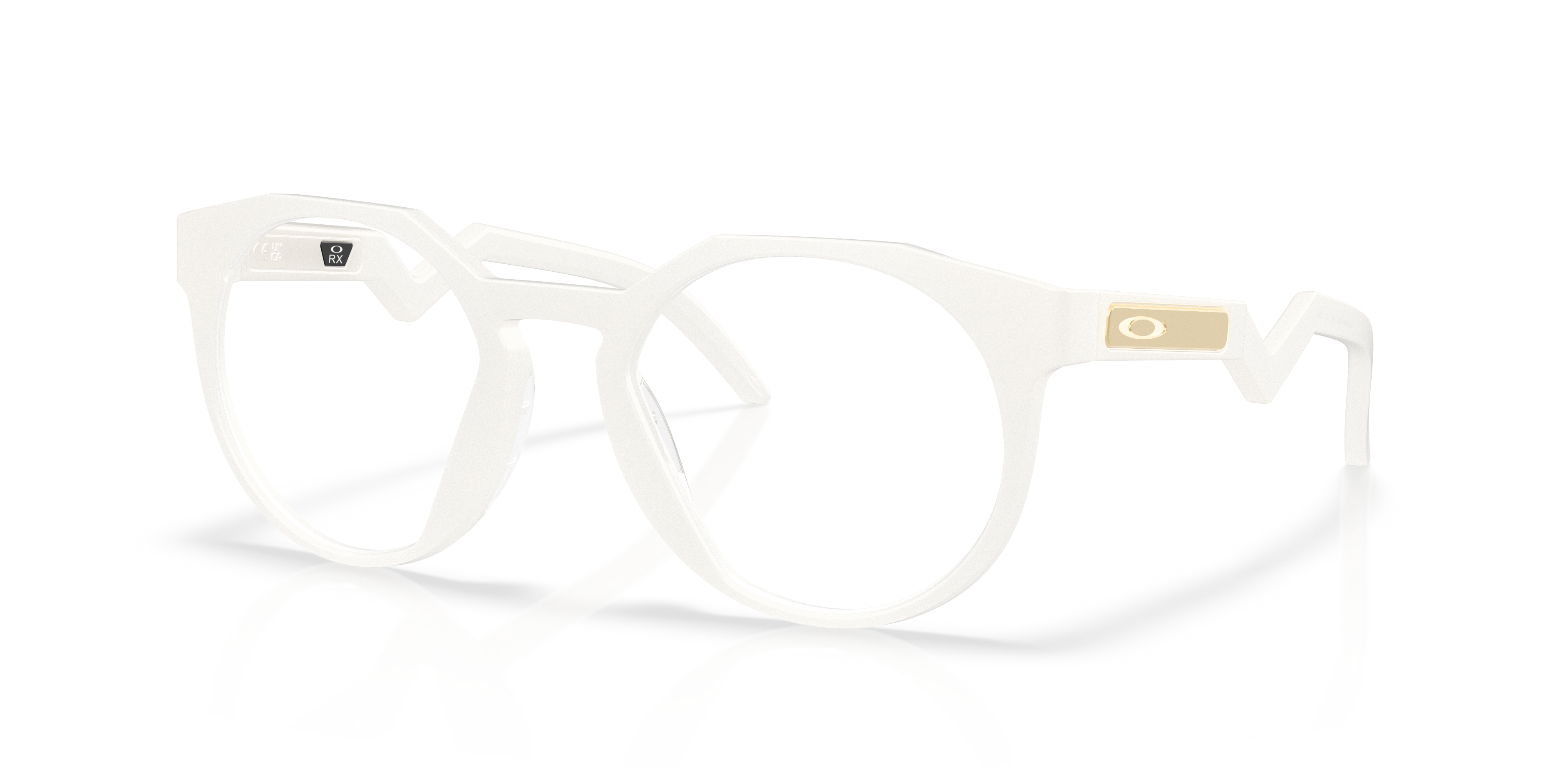 HSTN (Low Bridge Fit) Seek Collection Matte Vapor KunststofEyeglass Frames van B24, Hoekweergave