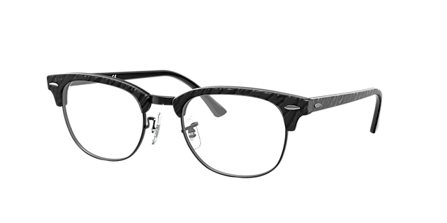 RB5154 Schwarz AcetatEyeglass Frames von B24, Dreiviertelansicht