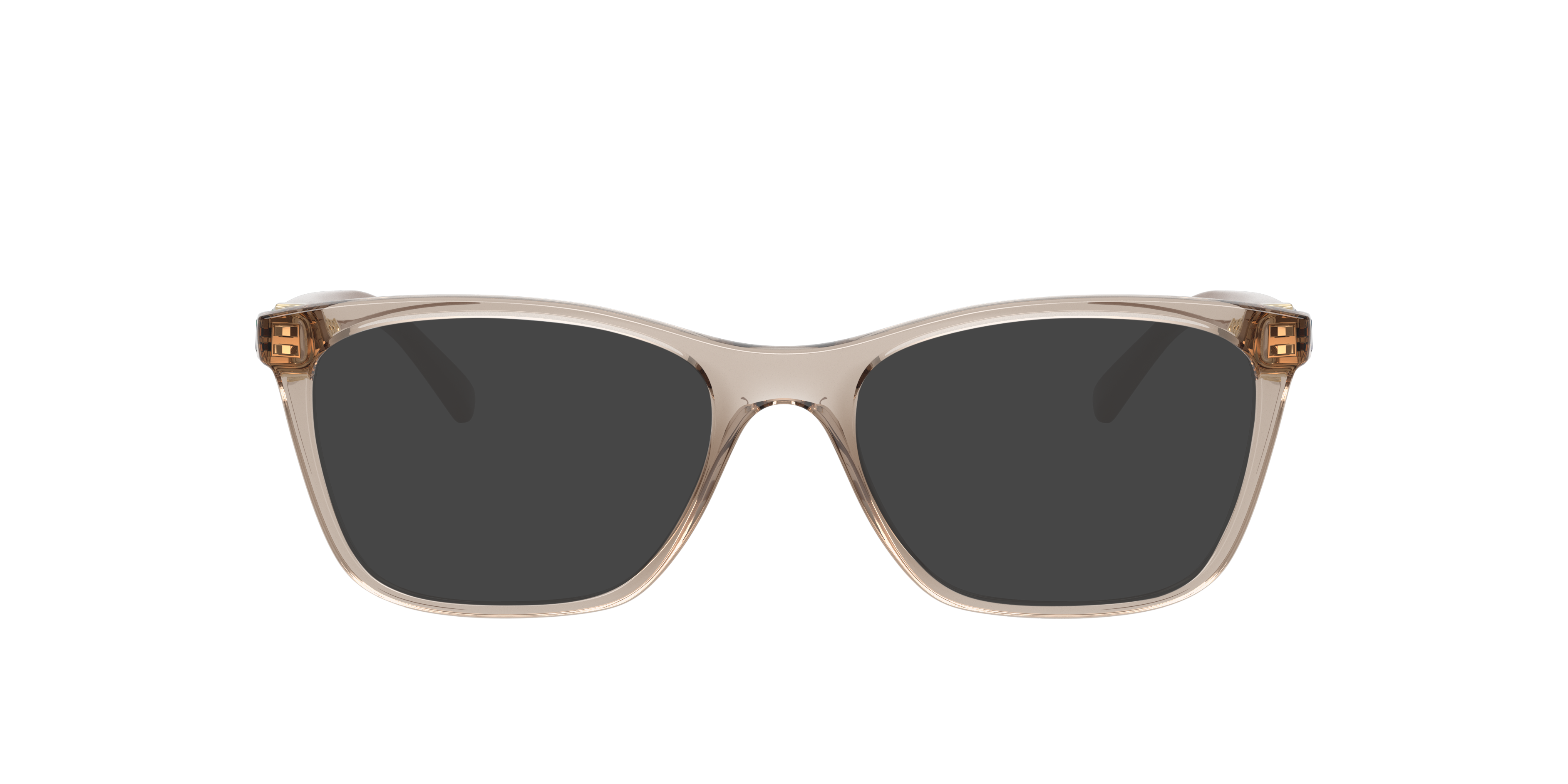 VO5632B Karamell transparent KunststoffEyeglass Frames von B24, mit getönten Gläsern