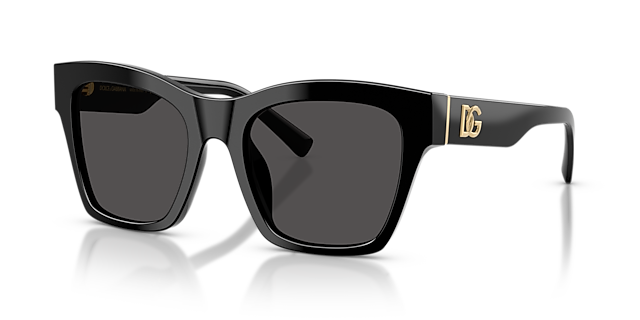 DG4512 Schwarz AcetatSunglass Frames von B24, Dreiviertelansicht